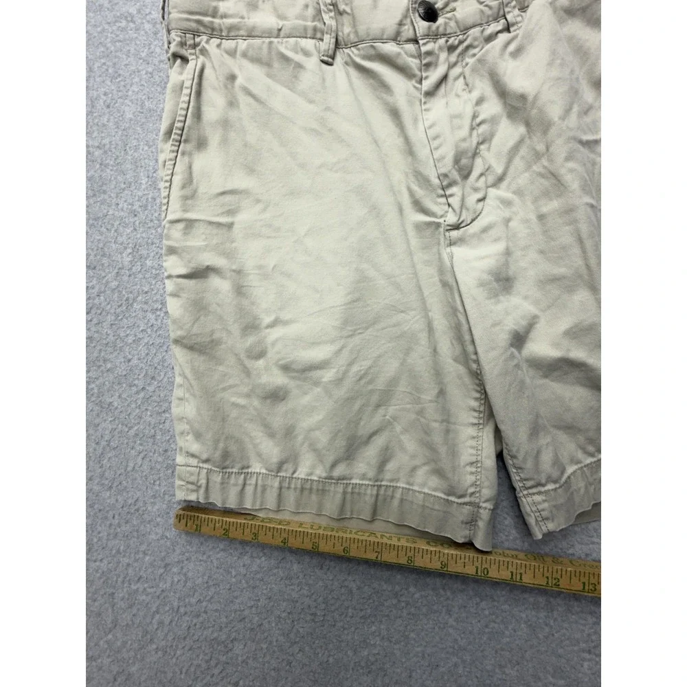 Faherty Shorts Mens 30 Beige Organic Cotton‎ Stretch Chino 8 Inseam Casual